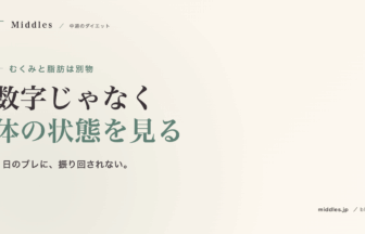 むくみと脂肪は別物。1日で2kg増減する体の仕組みと整え方