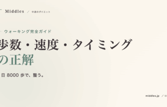ウォーキングダイエット完全ガイド。歩数・速度・タイミングの正解
